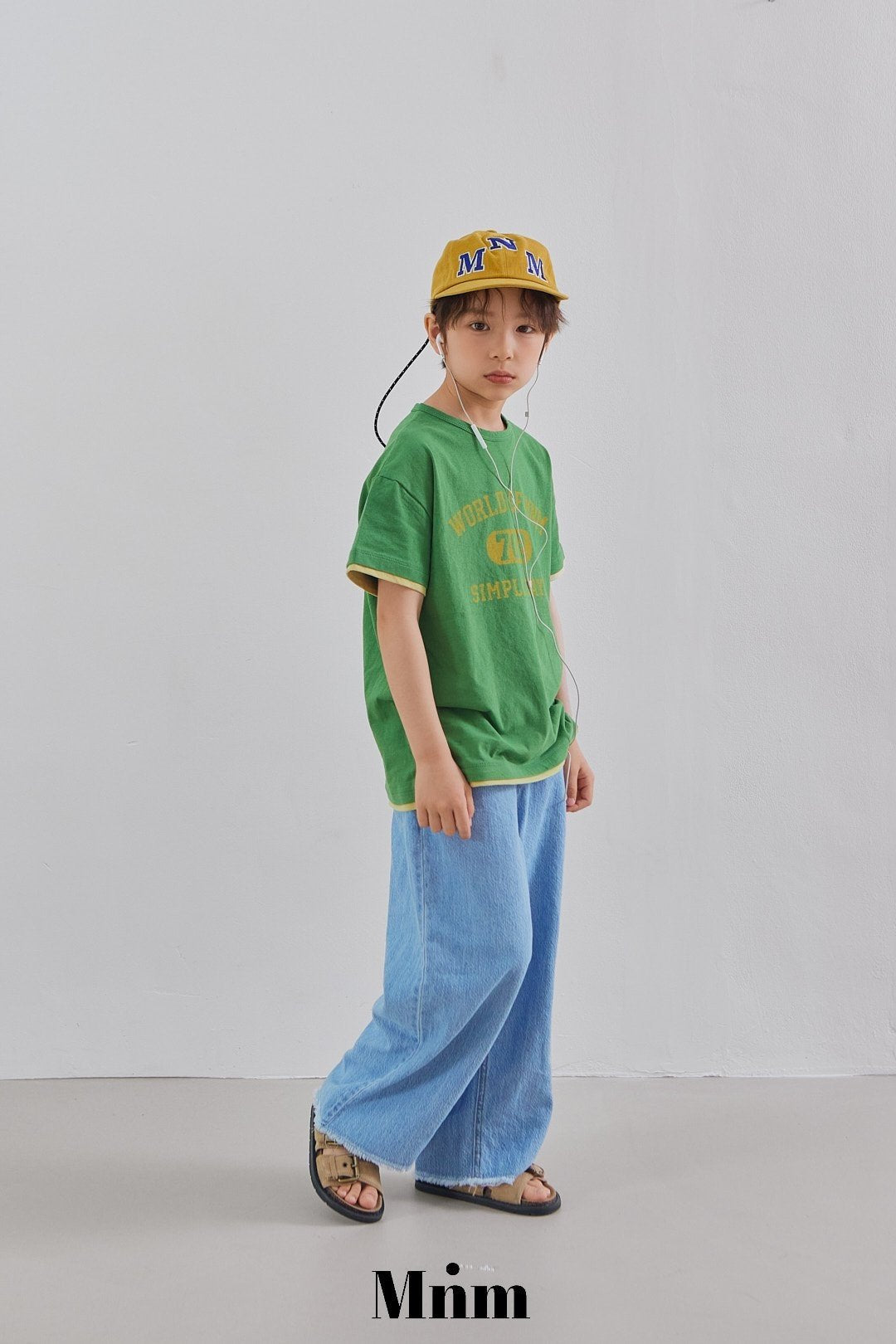 【予約】deck summer long denim pants / minimal S-JM