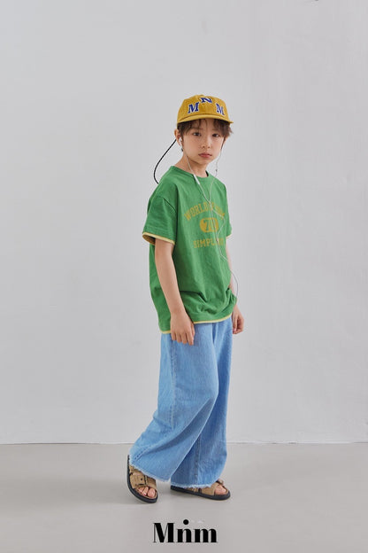 【予約】deck summer long denim pants / minimal S-JM