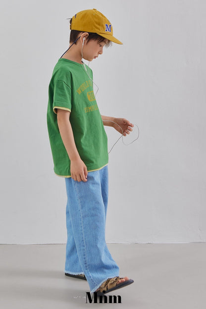 【予約】deck summer long denim pants / minimal S-JM