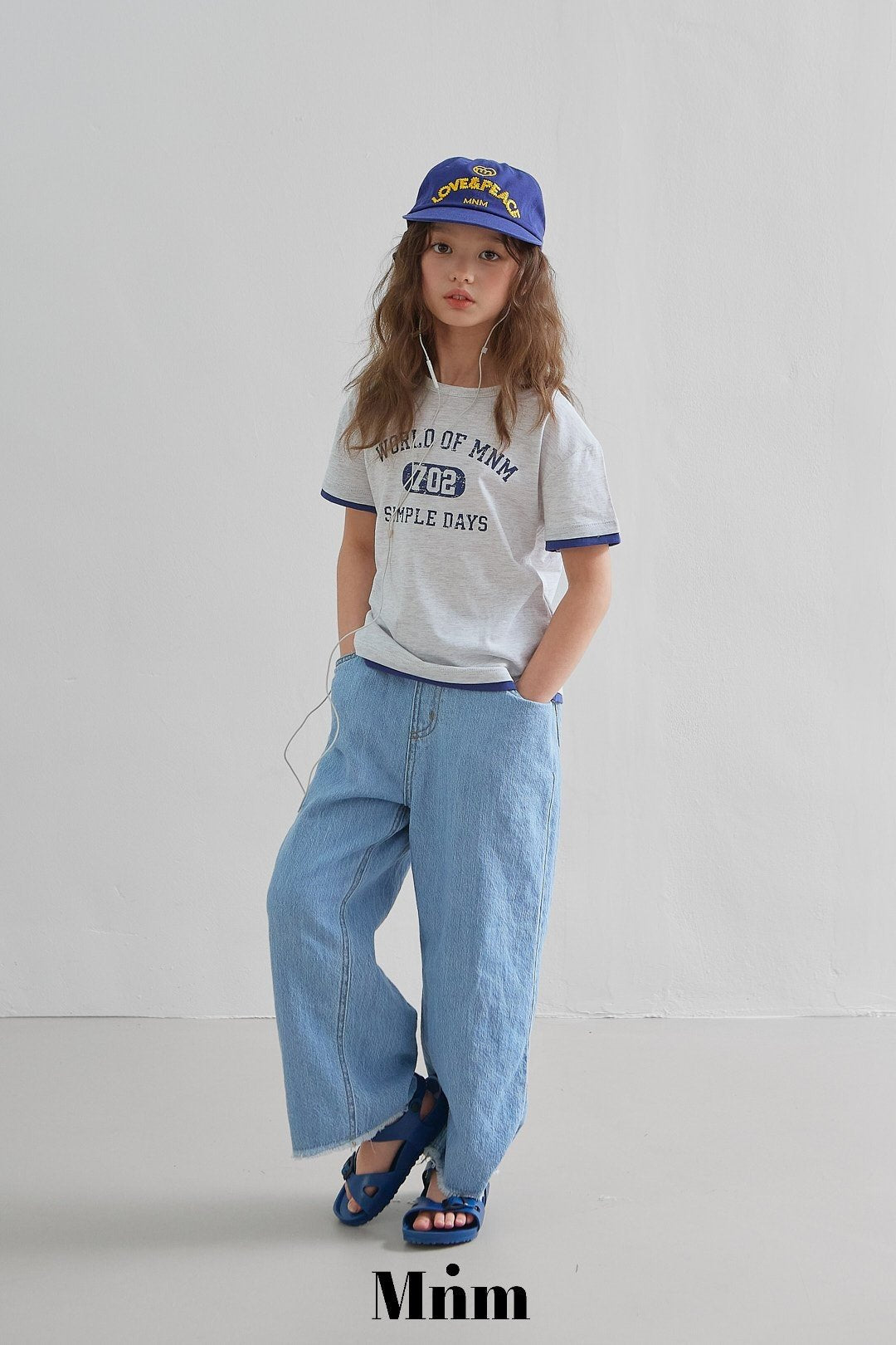 【予約】deck summer long denim pants / minimal S-JM