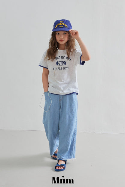 【予約】deck summer long denim pants / minimal S-JM