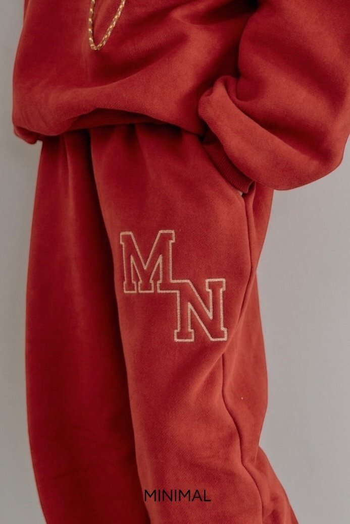 【予約】MN embroidery jogger pt  / minimal (S-JM)