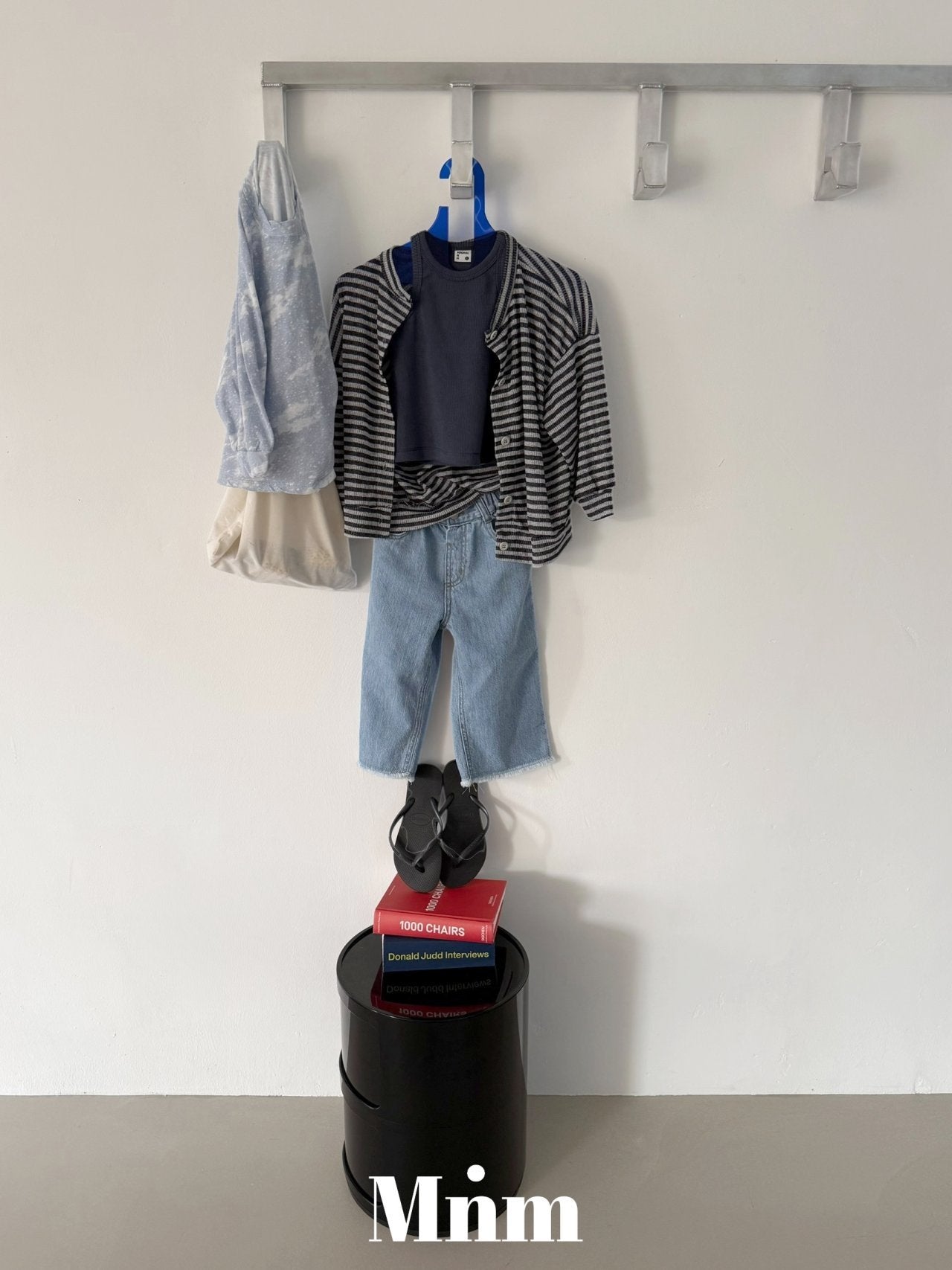 【予約】deck summer long denim pants / minimal S-JM