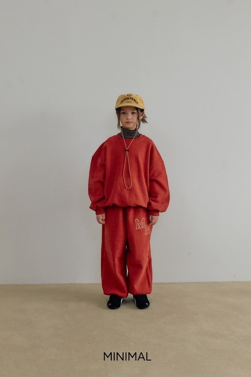 【予約】MN embroidery jogger pt  / minimal (S-JM)