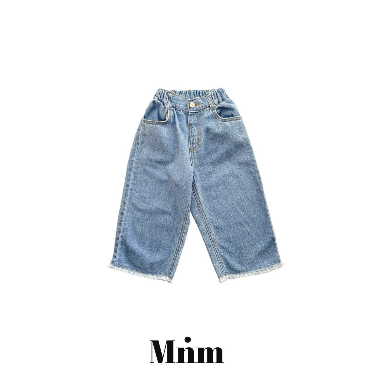 【予約】deck summer long denim pants / minimal S-JM