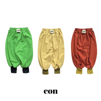 【予約】block jogger pants / con