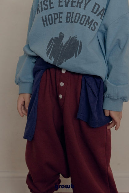 【予約】button jogger pt / growb (XS-JM)
