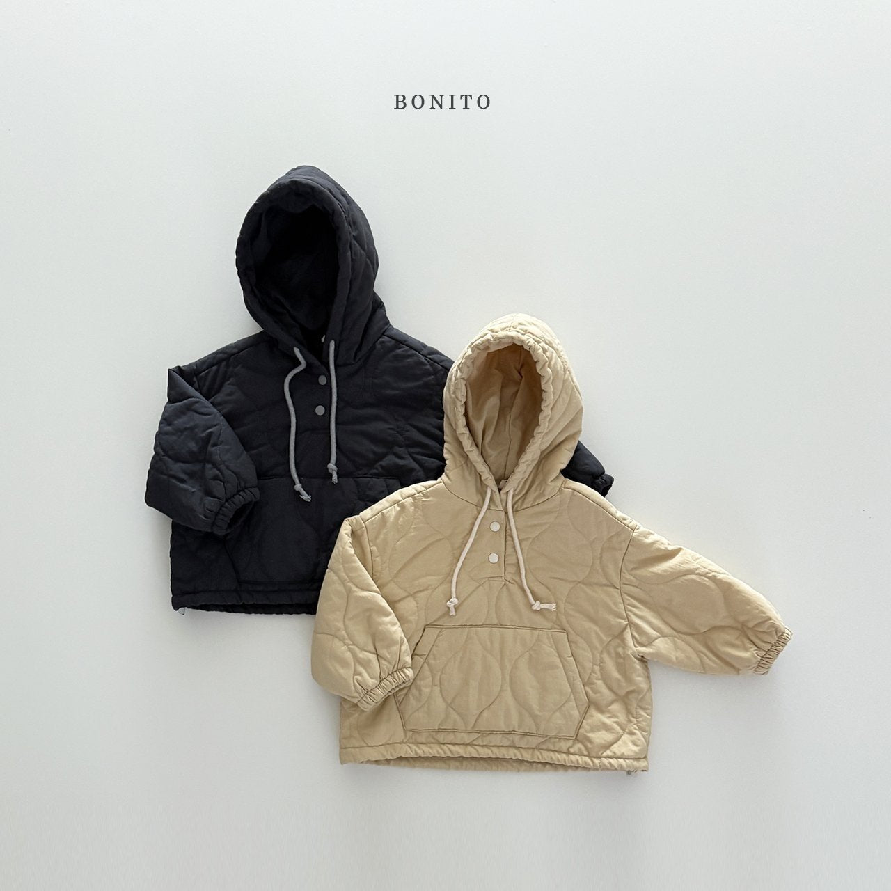 【予約】quilting hoodie  /  bonito (12M-JM, adult)