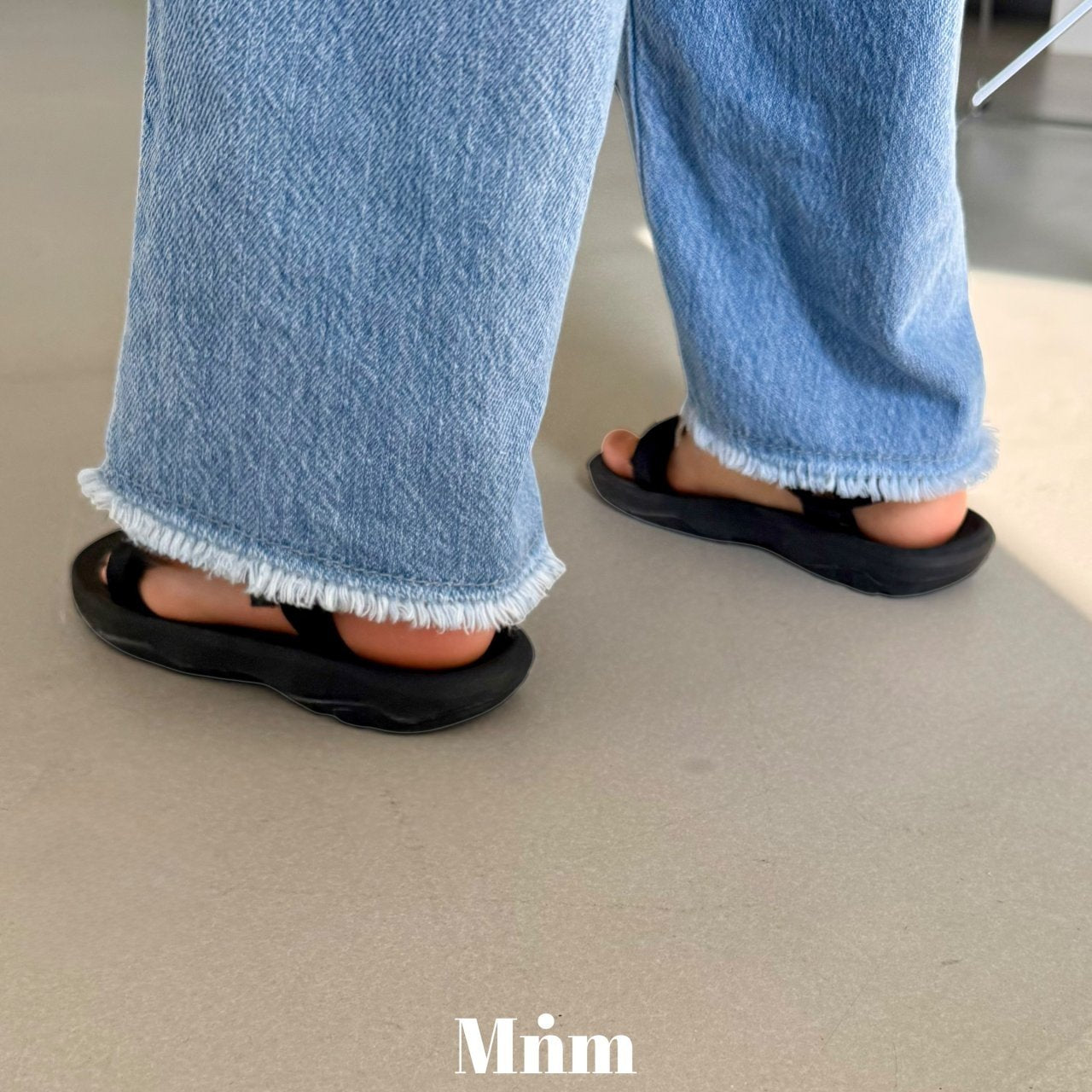 【予約】deck summer long denim pants / minimal S-JM