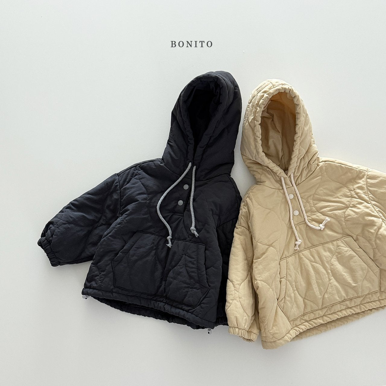 【予約】quilting hoodie  /  bonito (12M-JM, adult)