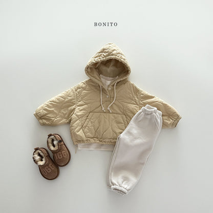 【予約】quilting hoodie  /  bonito (12M-JM, adult)