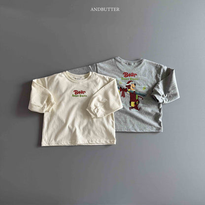 【予約】Santa Bear Tee /  andbutter (S-JM)