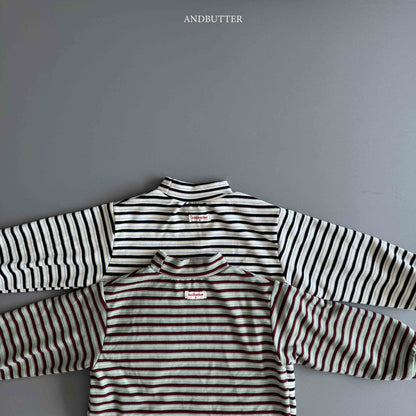 【予約】Heart Pocket Turtleneck  /  andbutter (S-JM)