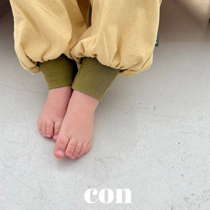 【予約】block jogger pants / con