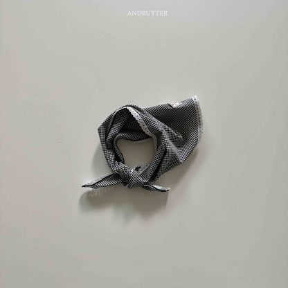 【予約】Heidi Check kerchief  / andbutter