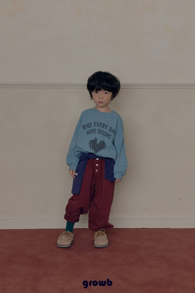 【予約】button jogger pt / growb (XS-JM)