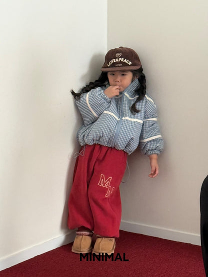 【予約】MN embroidery jogger pt  / minimal (S-JM)