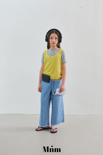 【予約】deck summer long denim pants / minimal S-JM