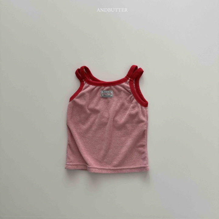 【予約】double-strap sleeveless / andbutter(S-JM)