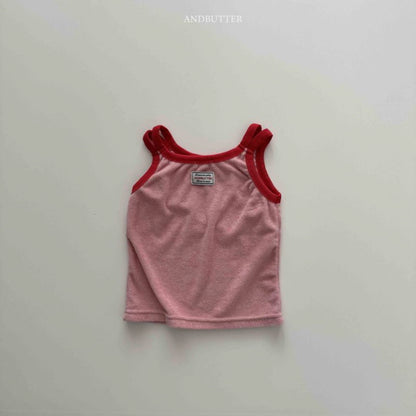 【予約】double-strap sleeveless / andbutter(S-JM)