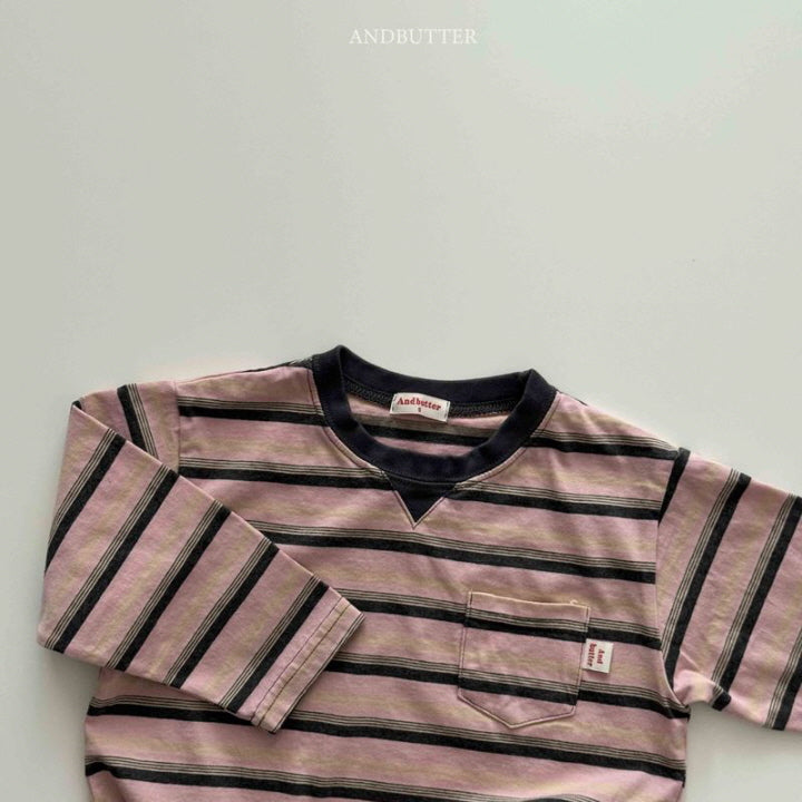 【予約】Retro pocket T / andbutter(S-JM)
