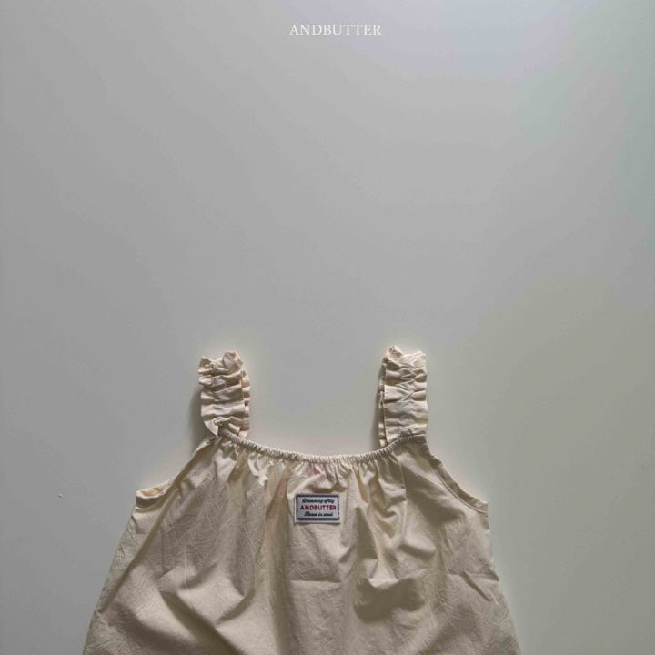 【予約】Shirring sleeveless  / andbutter(S-JM)