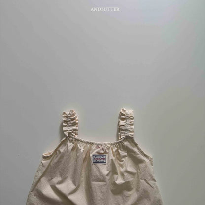 【予約】Shirring sleeveless  / andbutter(S-JM)