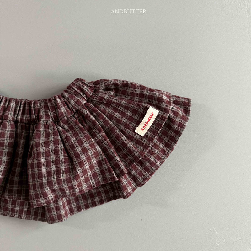 【予約】Winter Layer Skirt  / andbutter