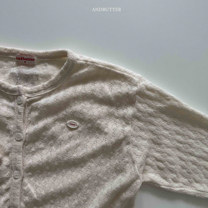 【予約】Light cardigan / andbutter(S-JM)