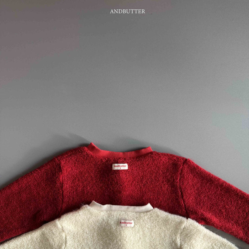【予約】Creamy Cardigan  /  andbutter (S-JM)