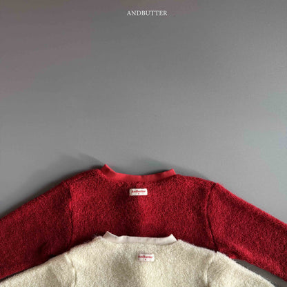 【予約】Creamy Cardigan  /  andbutter (S-JM)
