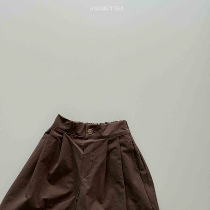 【予約】Cotton pants / andbutter(S-JM)