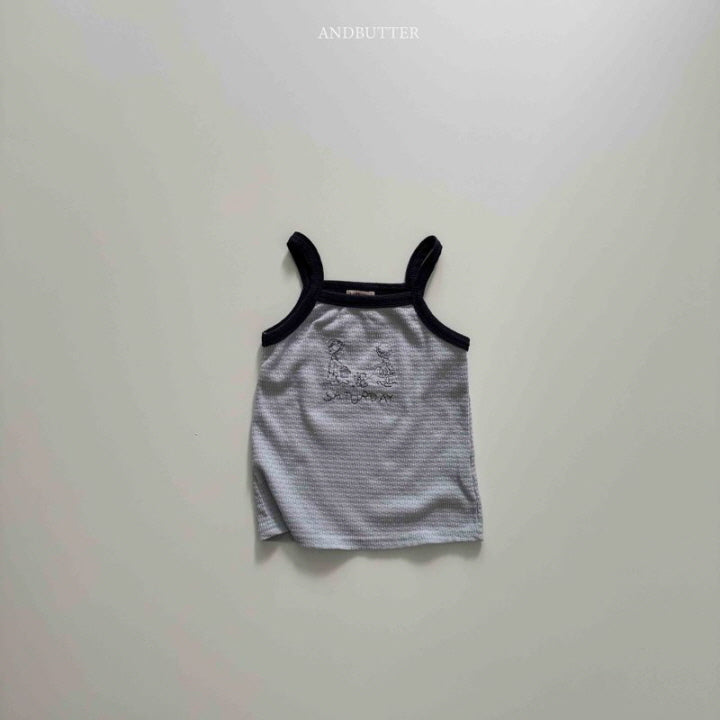 【予約】Saturday sleeveless / andbutter(S-JM)세러데이