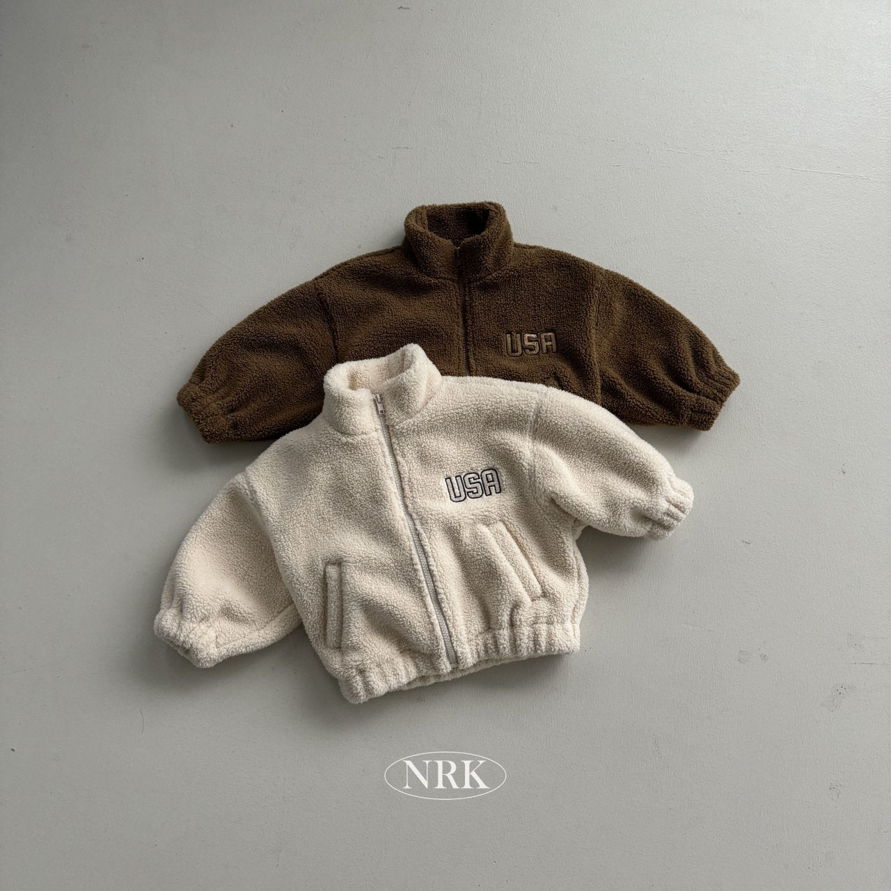 【予約】bear zip up /  NRK (XS-4XL)　
