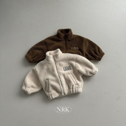 【予約】bear zip up /  NRK (XS-4XL)　