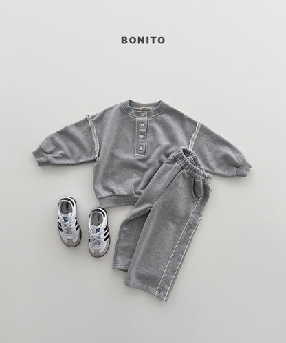 【予約】side pin line pants / bonito (12M-JM)