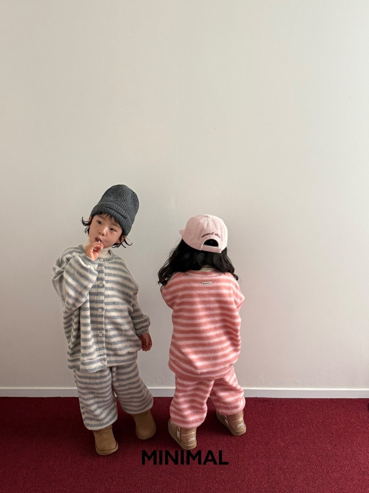 【予約】mongle stripe pants  / minimal (S-JM)