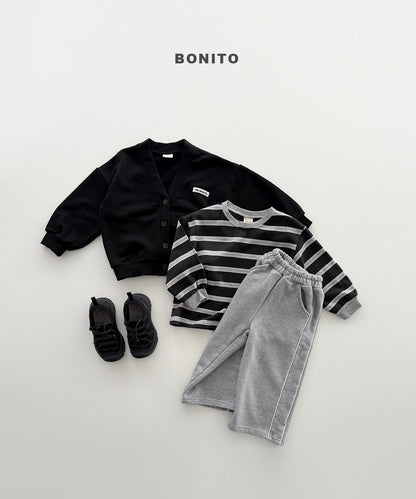 【予約】side pin line pants / bonito (12M-JM)