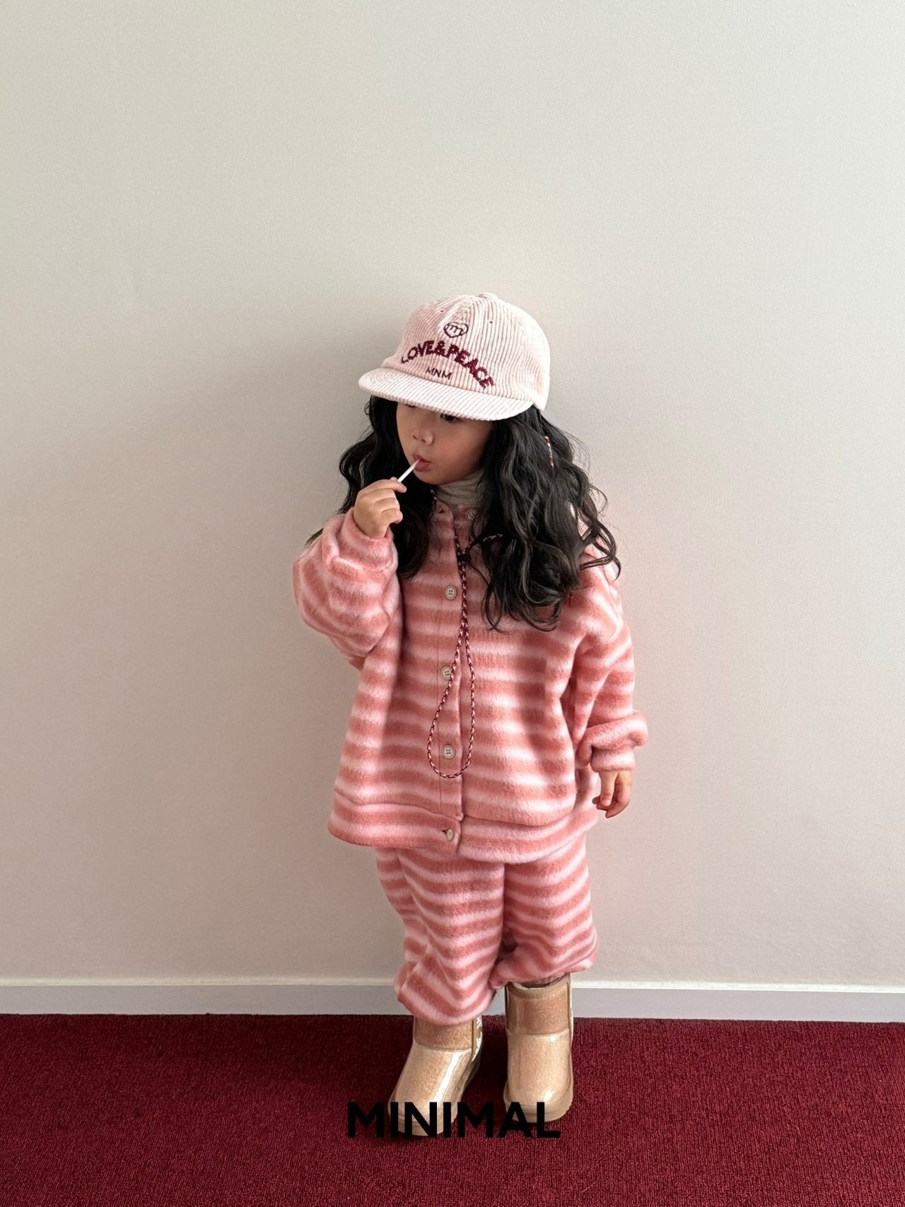 【予約】mongle stripe pants  / minimal (S-JM)