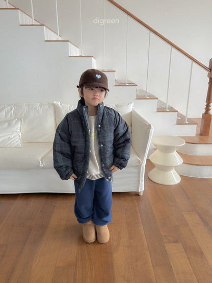 【予約】Tori Check Padding   /  digreen(S-XXL)