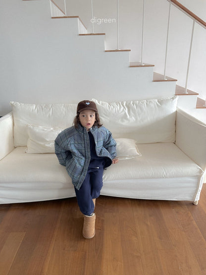 【予約】Tori Check Padding   /  digreen(S-XXL)