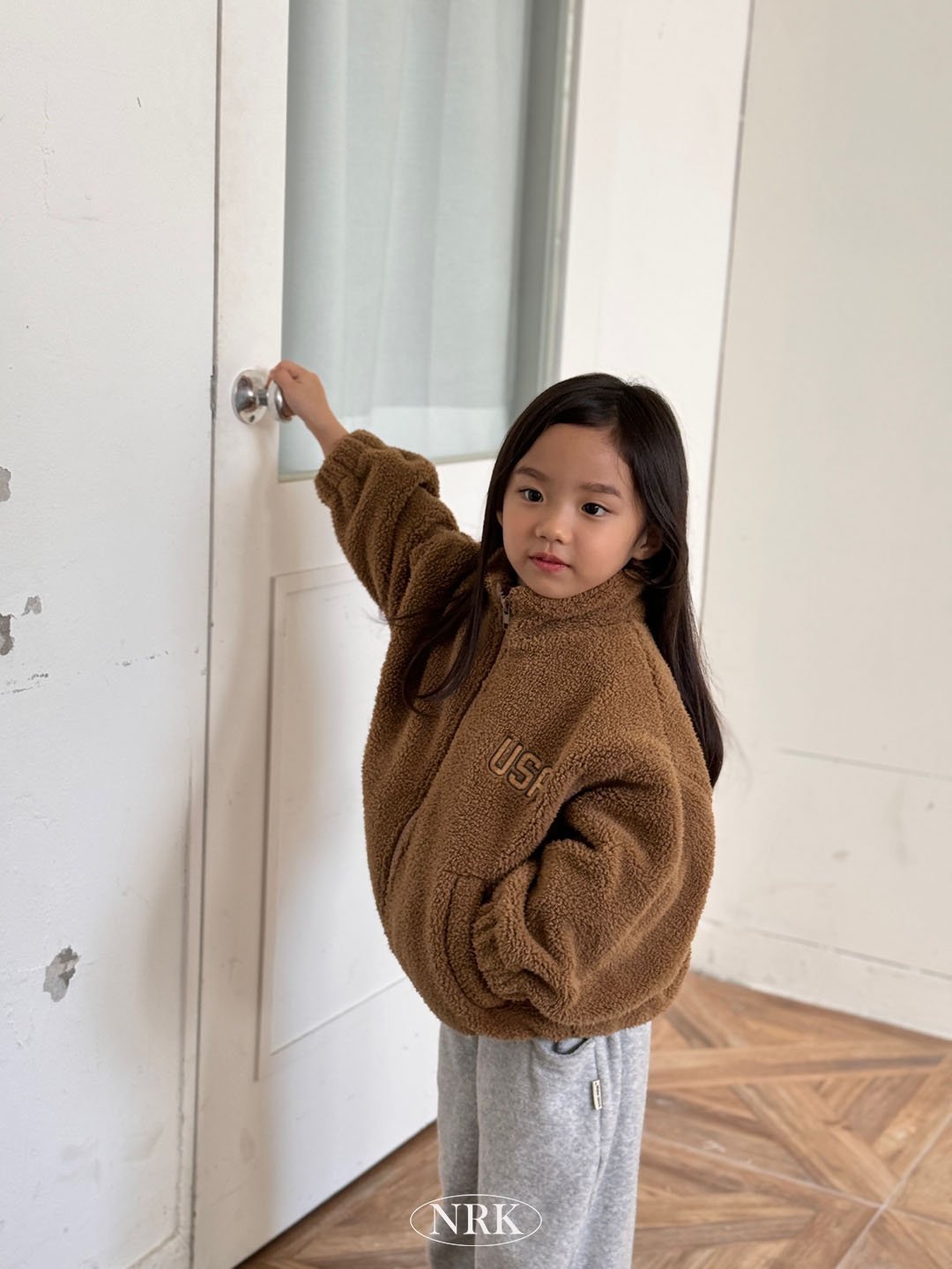 【予約】bear zip up /  NRK (XS-4XL)　