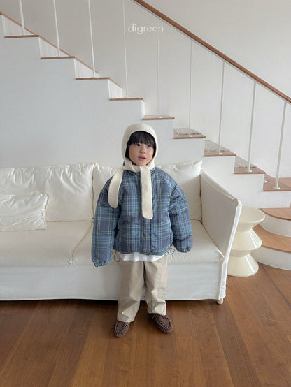 【予約】Tori Check Padding   /  digreen(S-XXL)