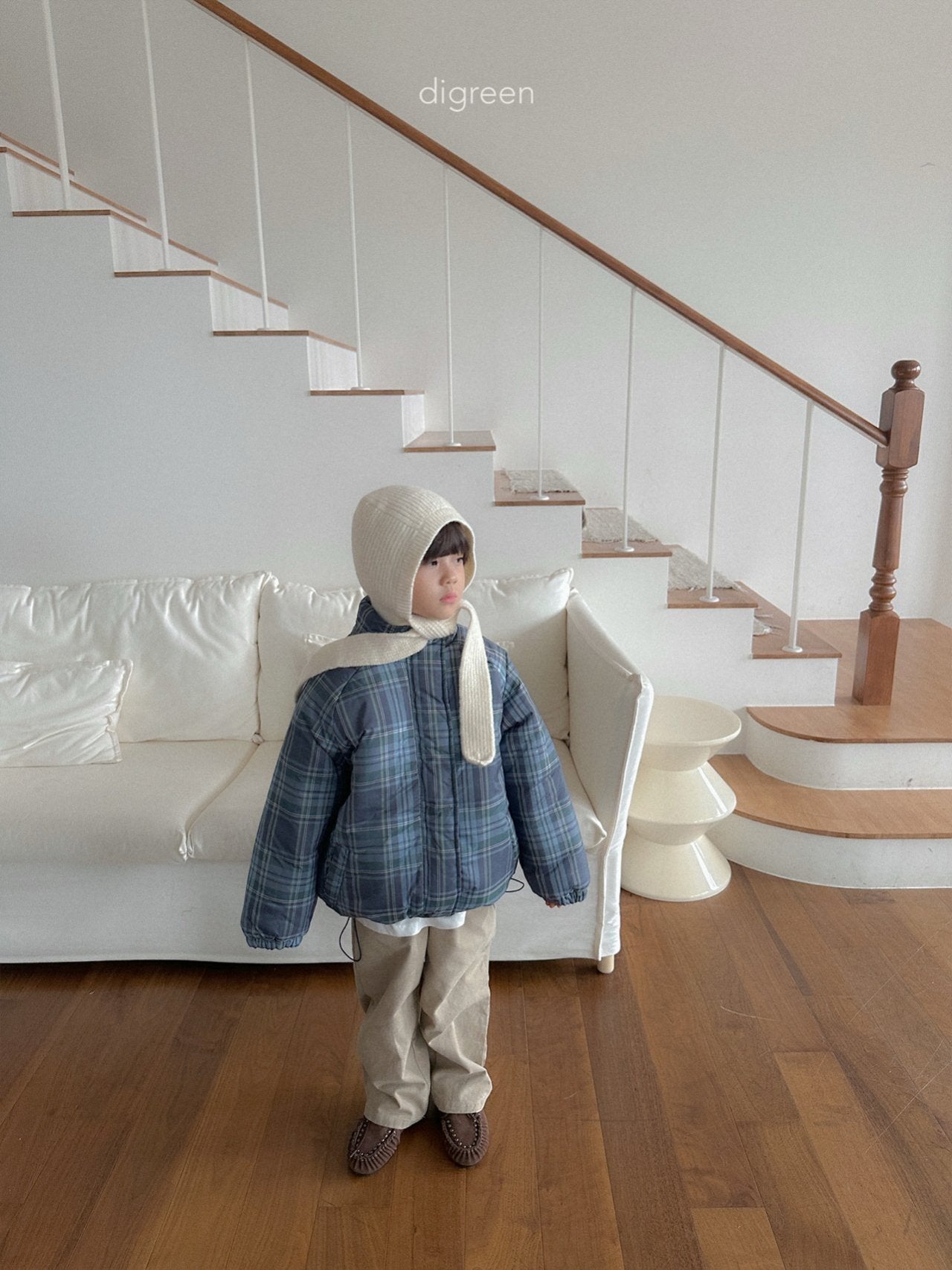 【予約】Tori Check Padding   /  digreen(S-XXL)