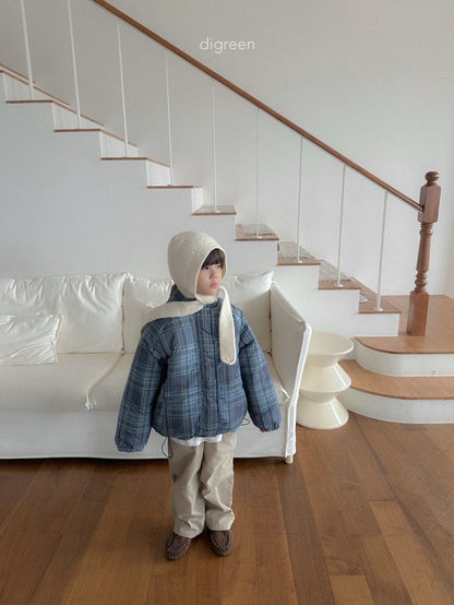 【予約】Tori Check Padding   /  digreen(S-XXL)