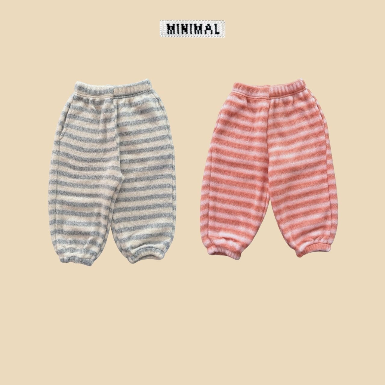 【予約】mongle stripe pants  / minimal (S-JM)