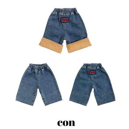【予約】wash roll up denim /  con