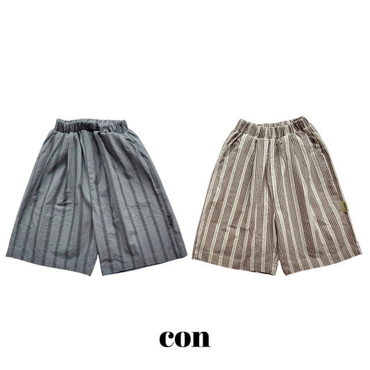 【予約】mud stripe pants / con