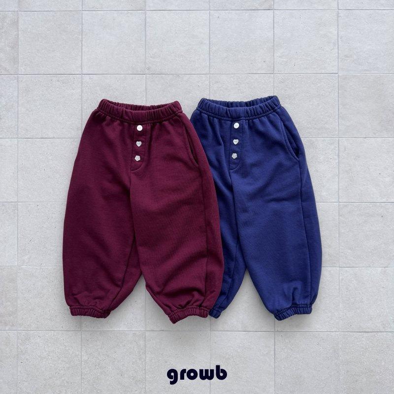 【予約】button jogger pt / growb (XS-JM)