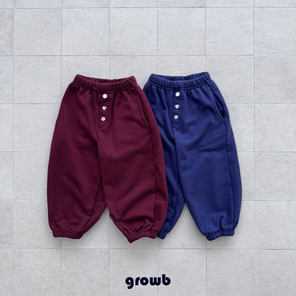 【予約】button jogger pt / growb (XS-JM)